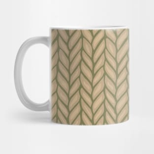 Winter Knit Pattern Drawing Mug